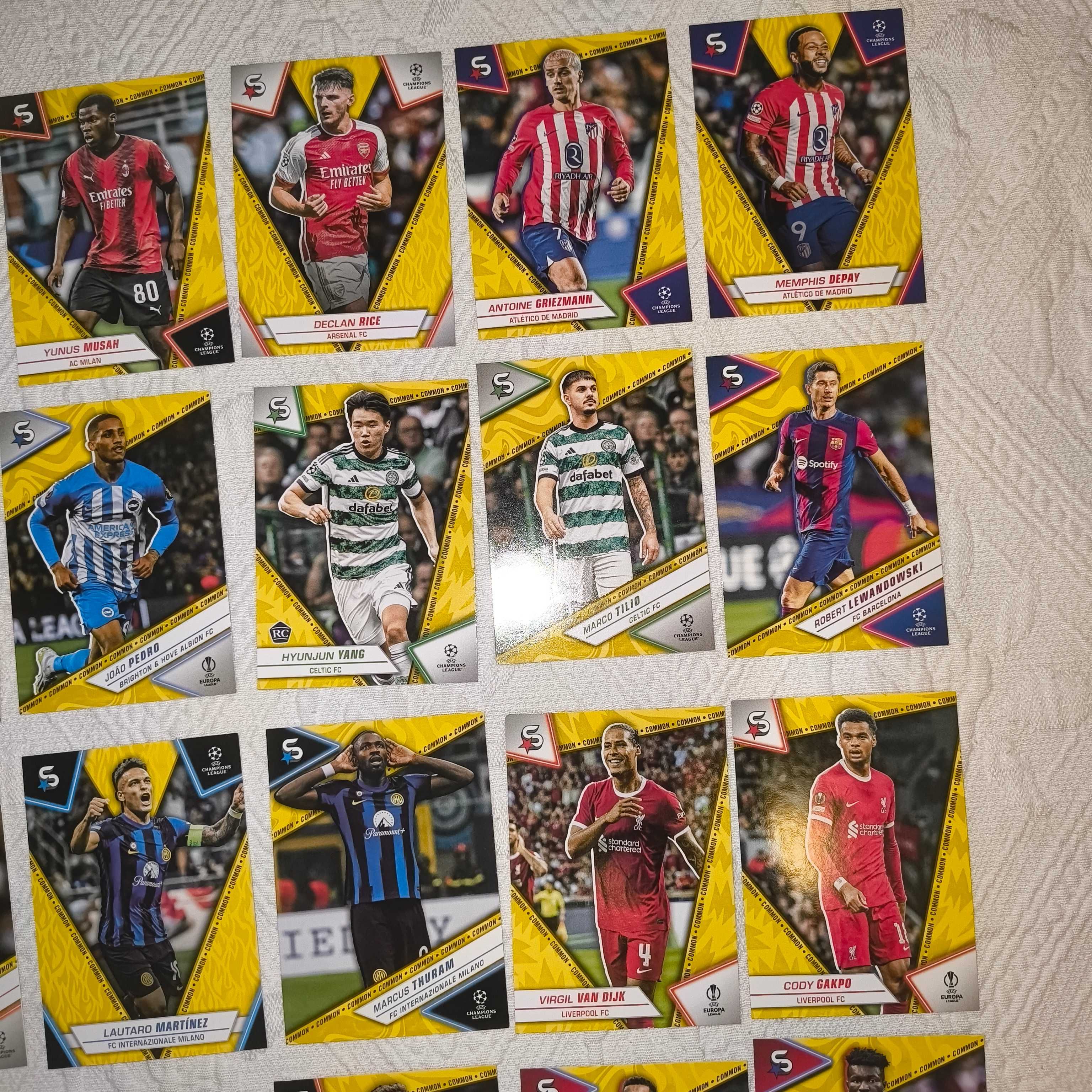 Cartas Common Movimento Topps Superstars
