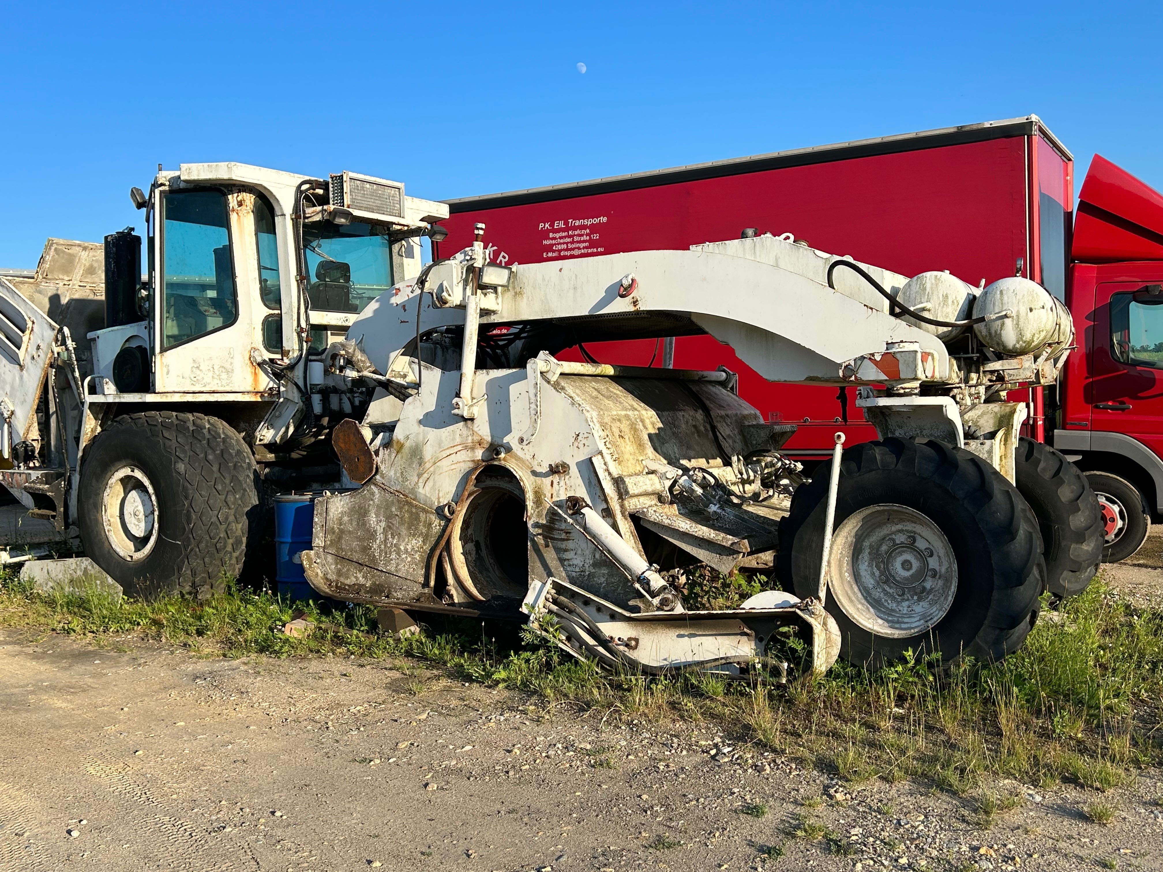 Hamm raco 350 Stabilizator gruntu koła michelin 750/65R26 felga opona