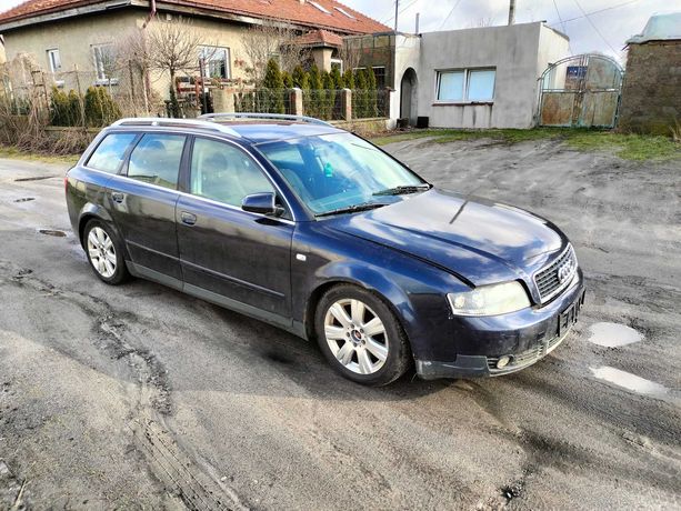 #CZĘŚCI Audi A4 B6 1,8T BFB  LZ5L Zderzak LAMPA SILNIK Maska Drzwi