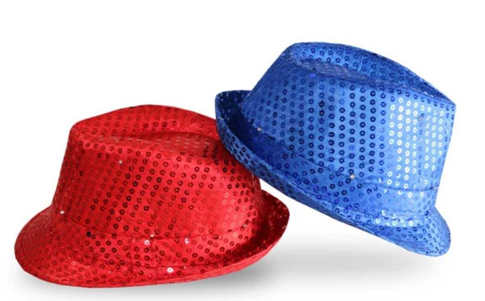 Kapelusz świecący na bal