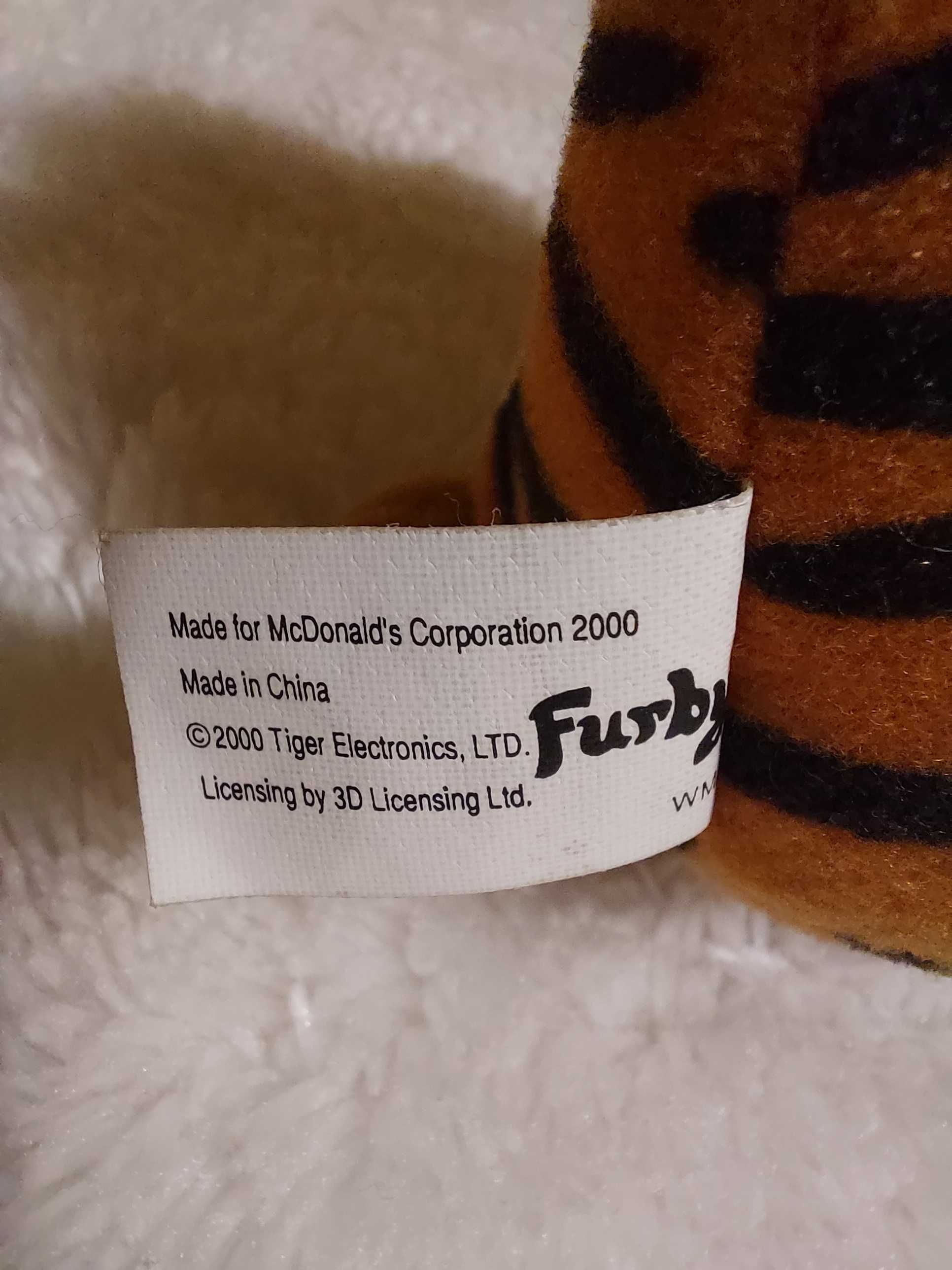 Figurka kolekcjonerska Furby, Tiger, rok 2000, stan bardzo dobry