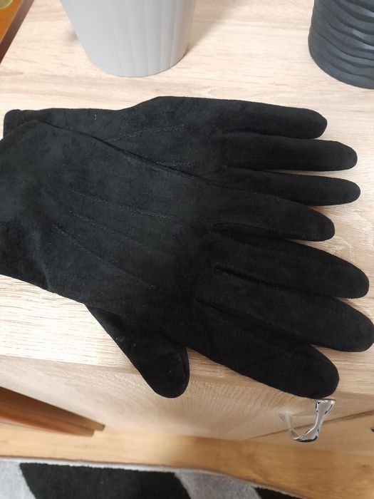 Жіночі перчатки із натуральної замши