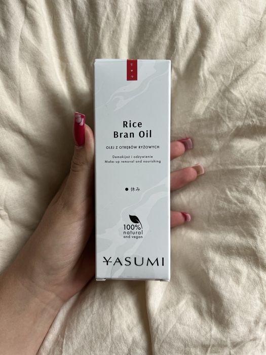 Yasumi Rice Bran Oil olej z otrębów ryżowych olejek do demakijażu