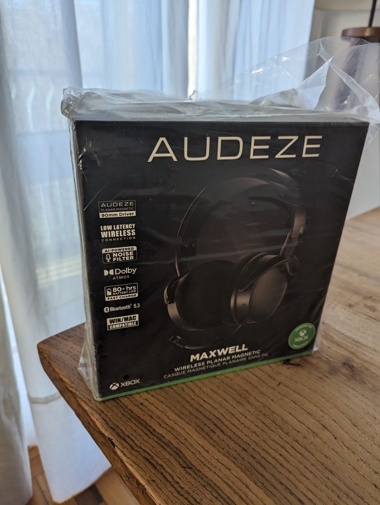 Audeze Maxwell Xbox/PC. Novo em caixa selada + Wicked Cushions