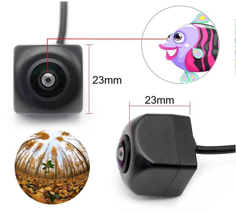 Универсальная Автомобильная Камера Заднего Вида 720 AHD (рыбий глаз)