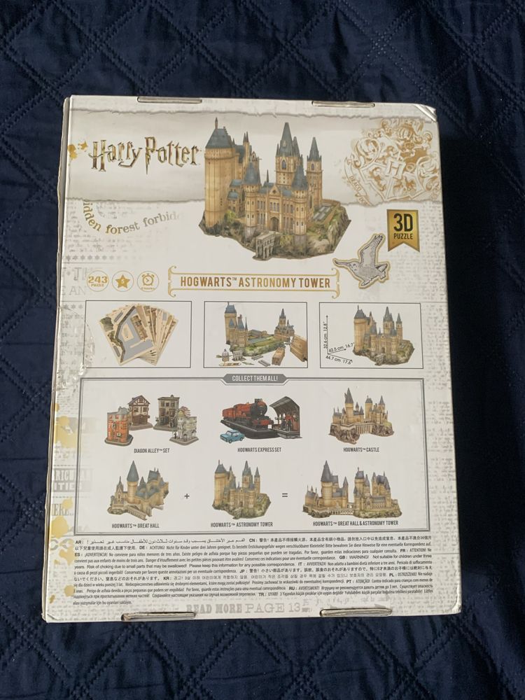 Wizarding World Harry Potter Wieża astronomiczna puzzle 3d