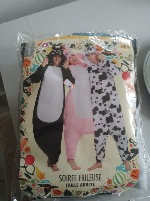 Super męski kombinezon na Helloween, nowy