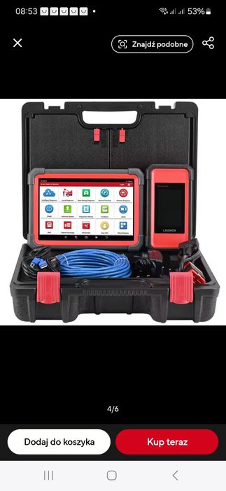 Launch x431 PRO 5 nie Pro3 z głowicą smartlink