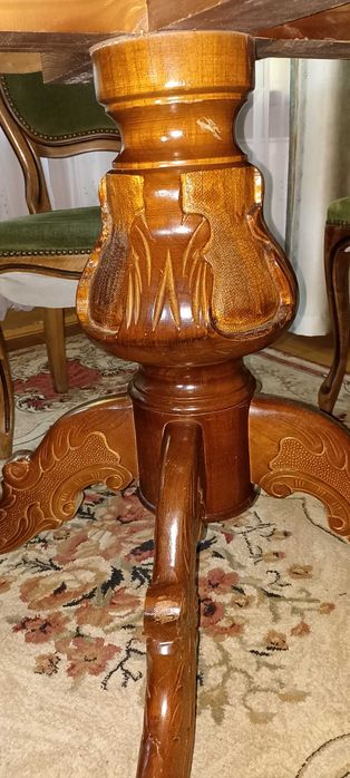 Stół i 6 krzeseł w stylu Ludwika