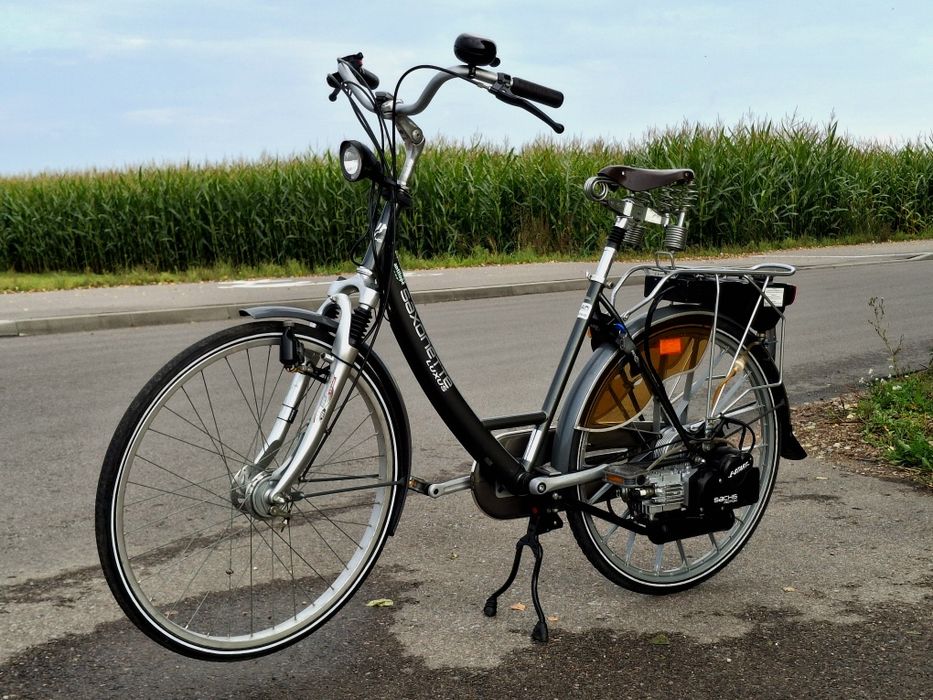 Rower spalinowy Saxonette Luxus E-Start Super Stan Nowszy model