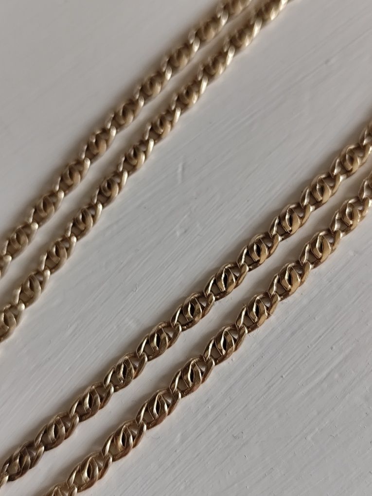 Złoty łańcuszek 585 14 karat z zawieszką