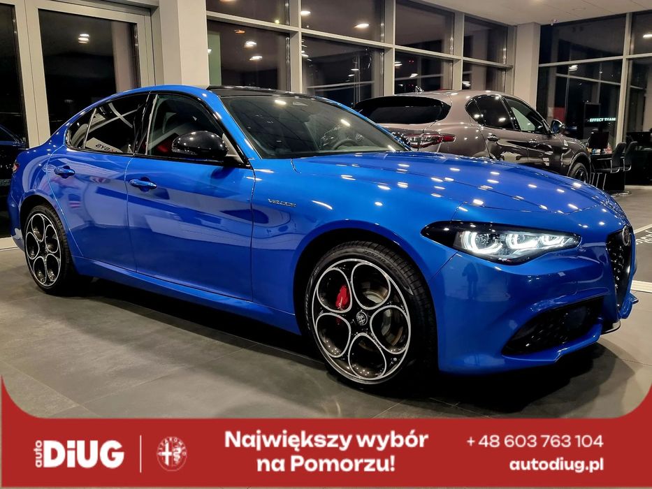 Alfa Romeo Giulia 2.0 280KM Veloce, od ręki, salon Auto Diug Słupsk