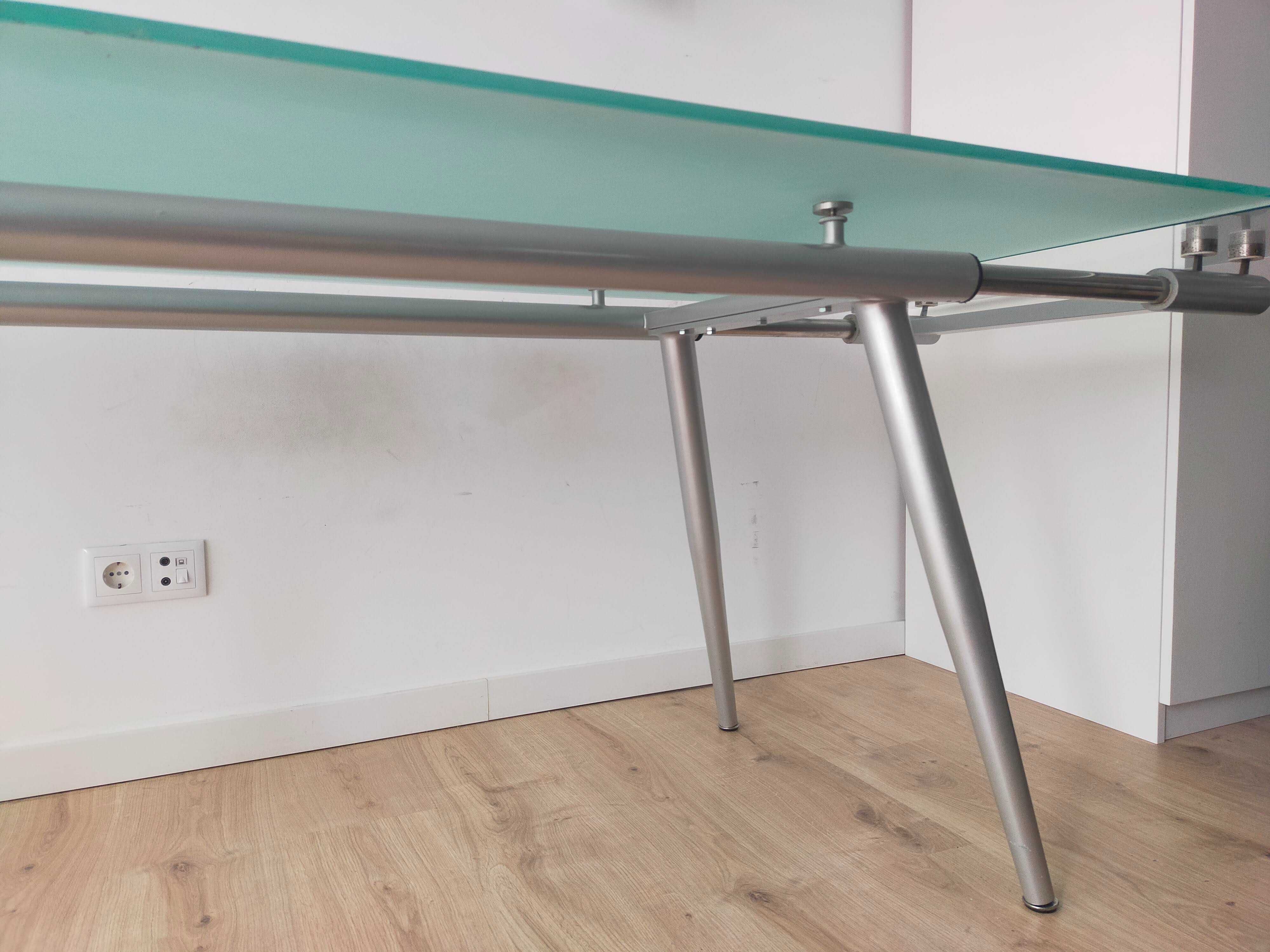 Mesa de Vidro extensível 170 - 205 - 240cm x 90cm
