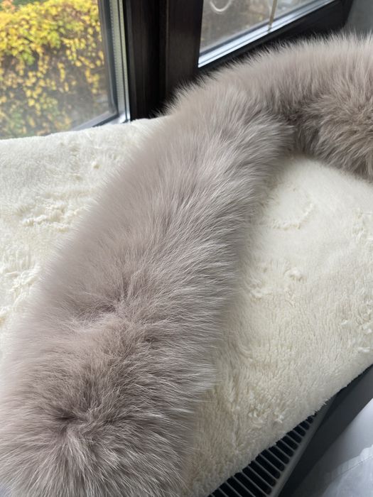 Опушка на капюшон песец