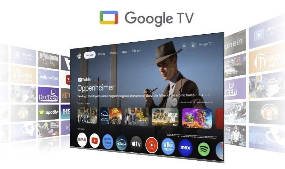 Telewizor TCL 43QLED780K:4K UHD, Smart:Google TV. Game Master HDMI 2.1