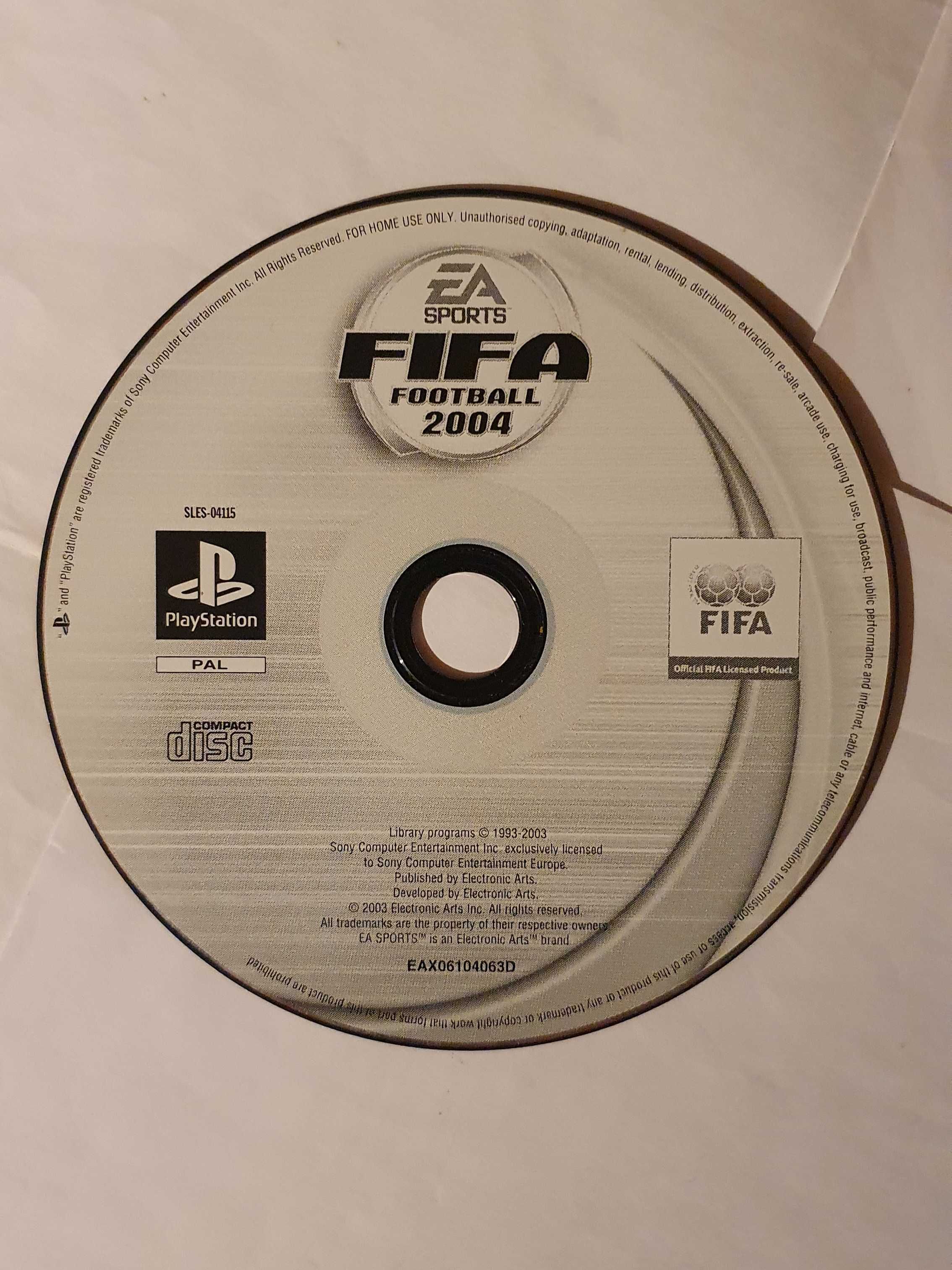 FIFA Football 2004 Black Label Playstation 1 PAL Jogo ps1 psx psone