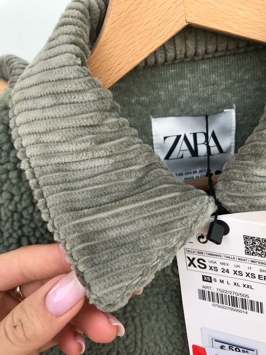 Zara куртка барашка шерпа S