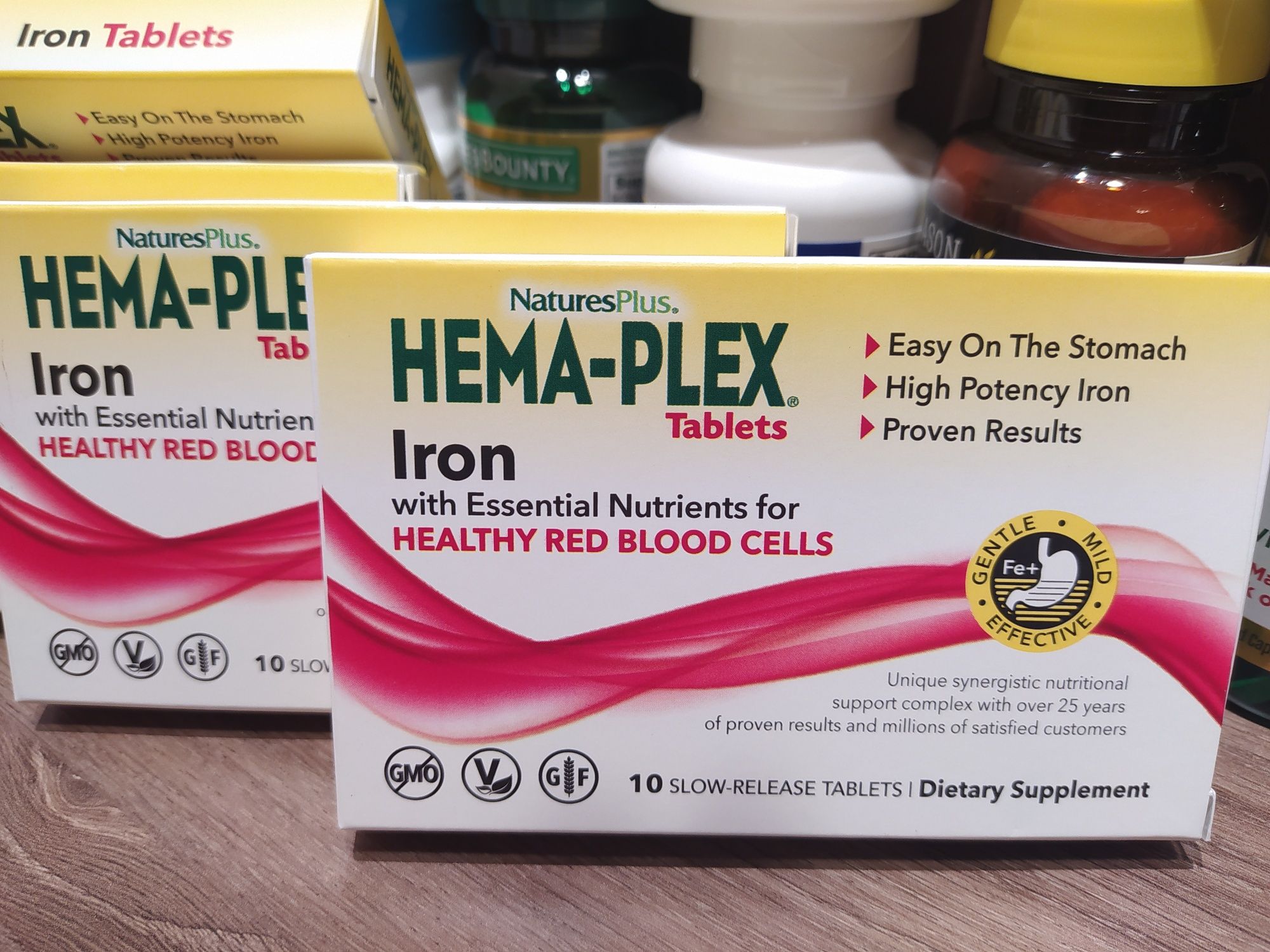 Hema-Plex залізо Iherb.Хемаплекс железо
