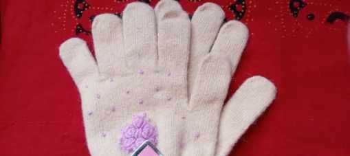 Rękawiczki damskie pieciopalczaste uniwersalne