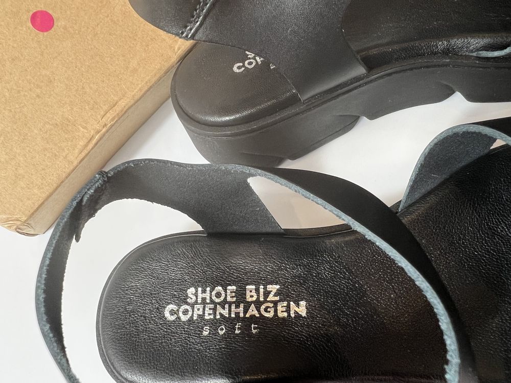 Sandały damskie czarne shoes  biz copenhagen 37