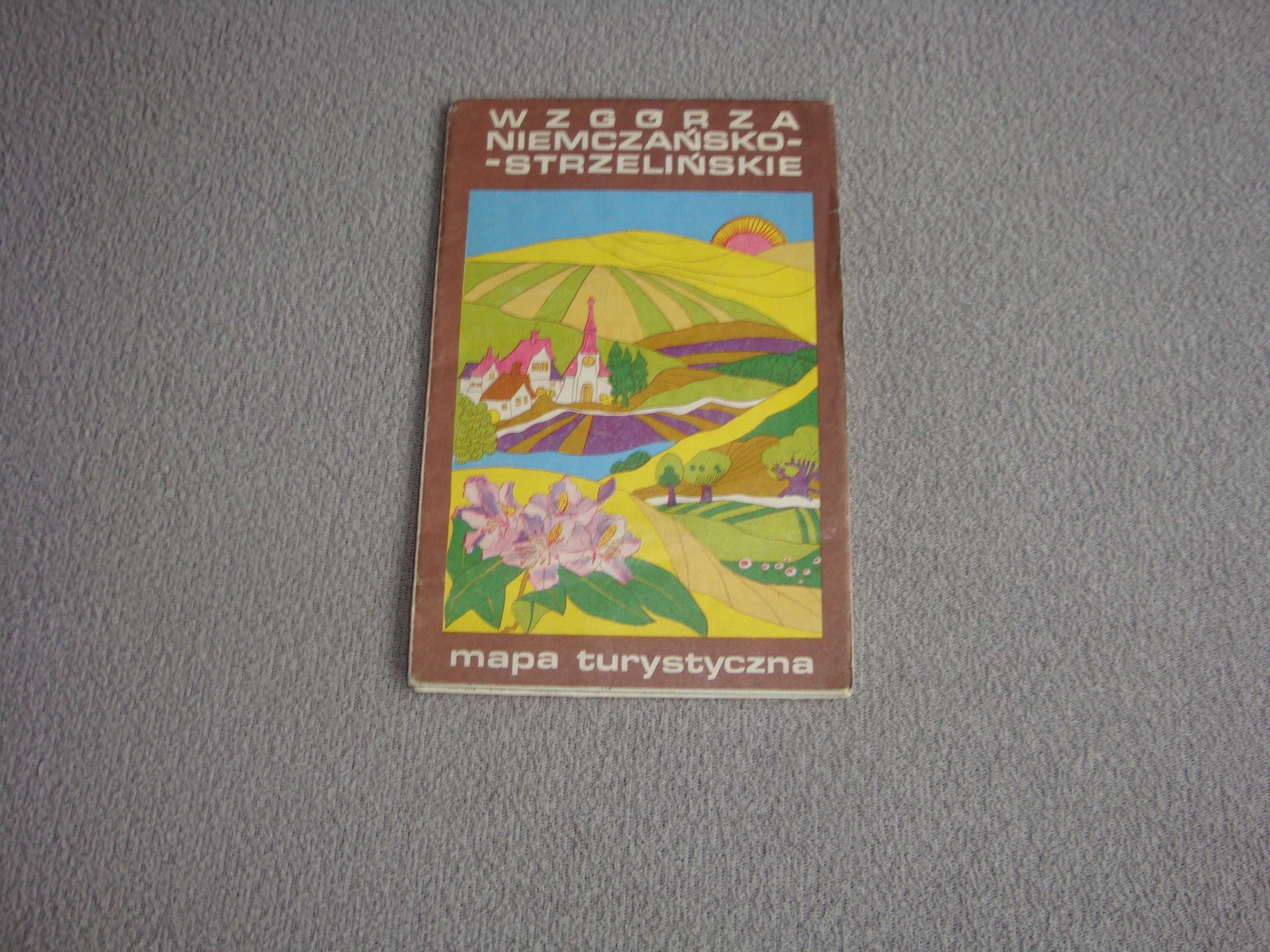 Wzgórza Niemczańsko-Strzelińskie mapa turystyczna