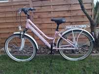 Rower miejski KANDS Aurelia na kołach 26" różowy mat