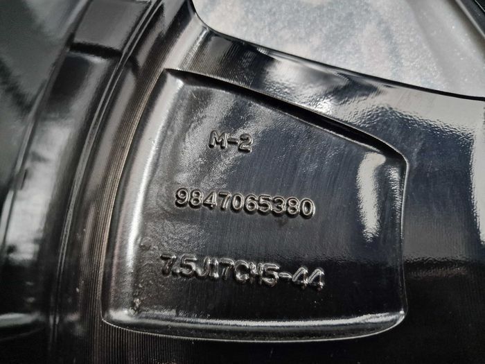 NOWE/DEMO oryginalne alufelgi FIAT 17" 5x108 Scudo Doblo- Czarne