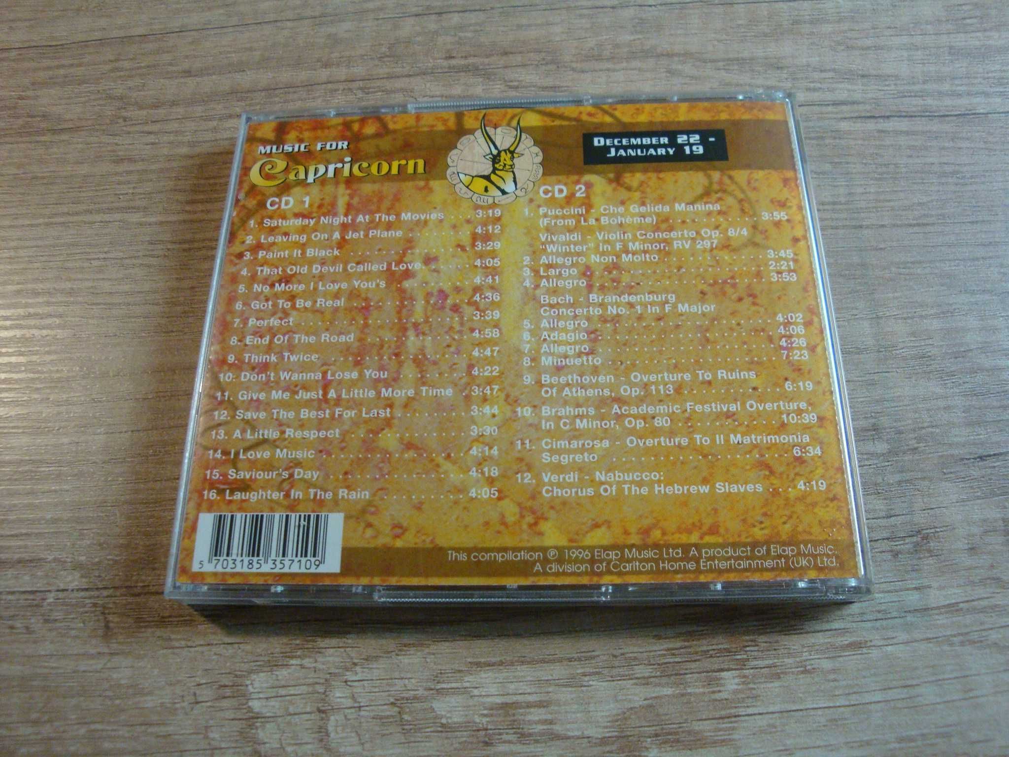 Various – Music For Capricorn (December 22 - January 19) 2CD