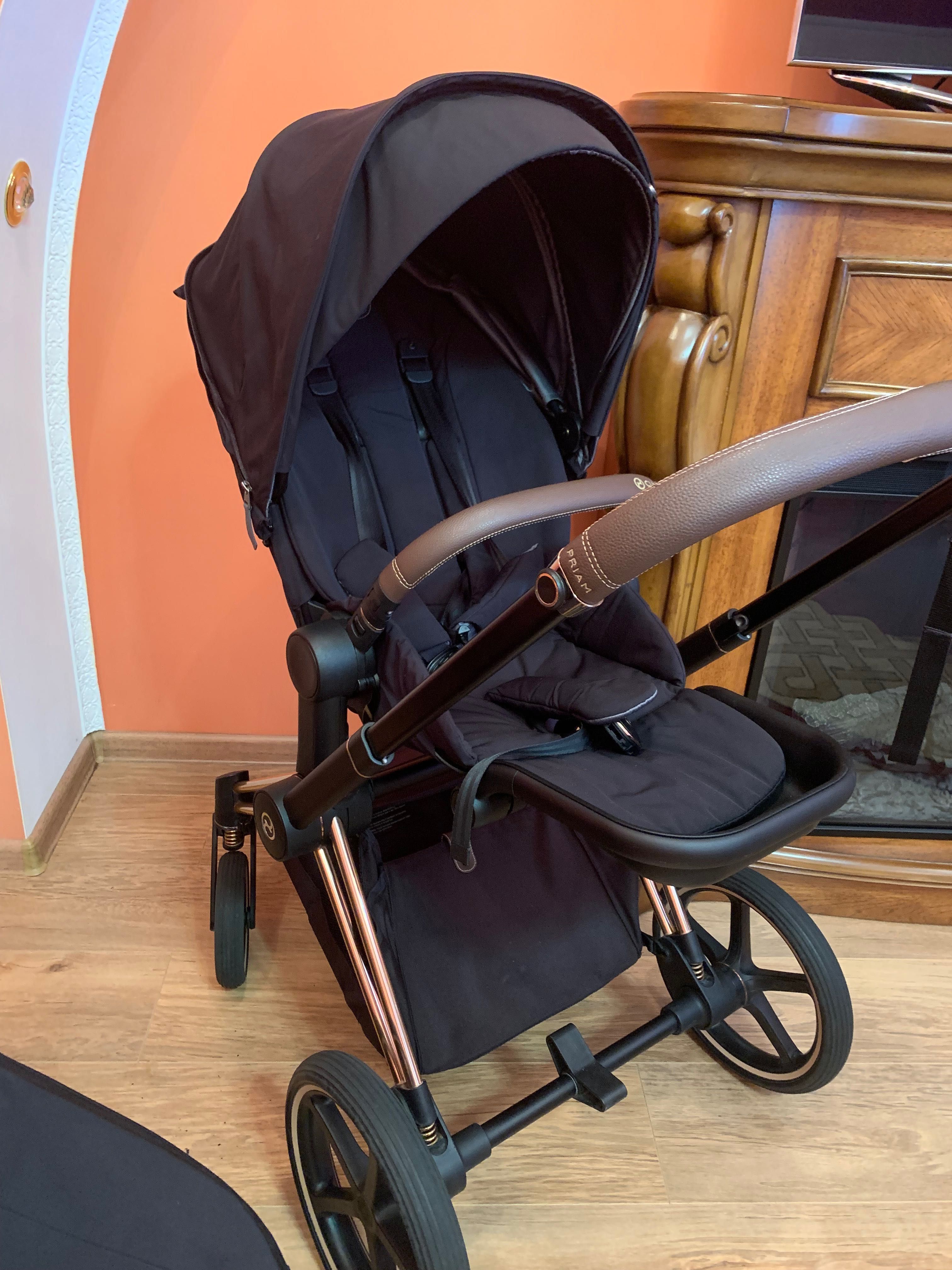 Продаю коляску Cybex Priam rose gold