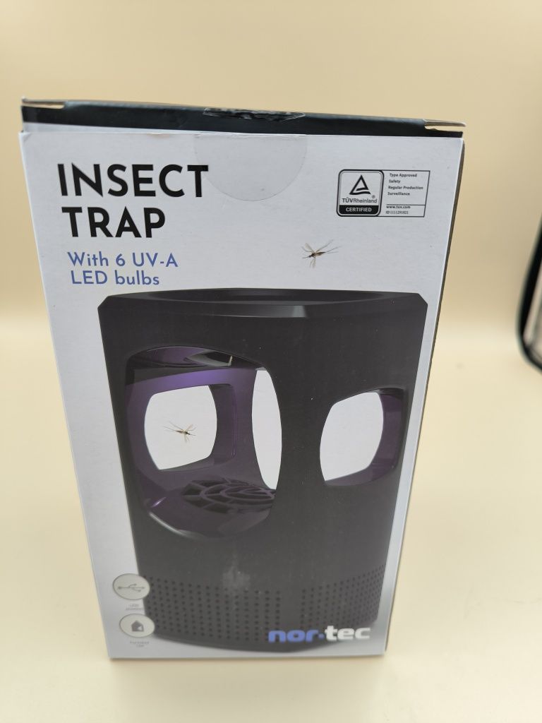 Pułapka na owady komary muchy lampa owadobójcza
