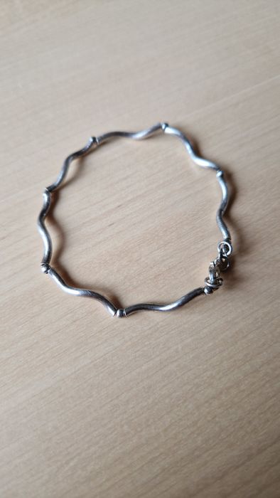 Damska srebrną bransoletkę długość 18 cm