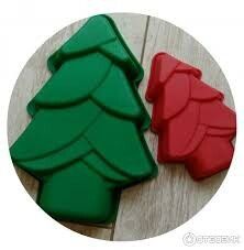 Новий якісний комплект -2 шт- силіконових форм  у вигляді ялинки