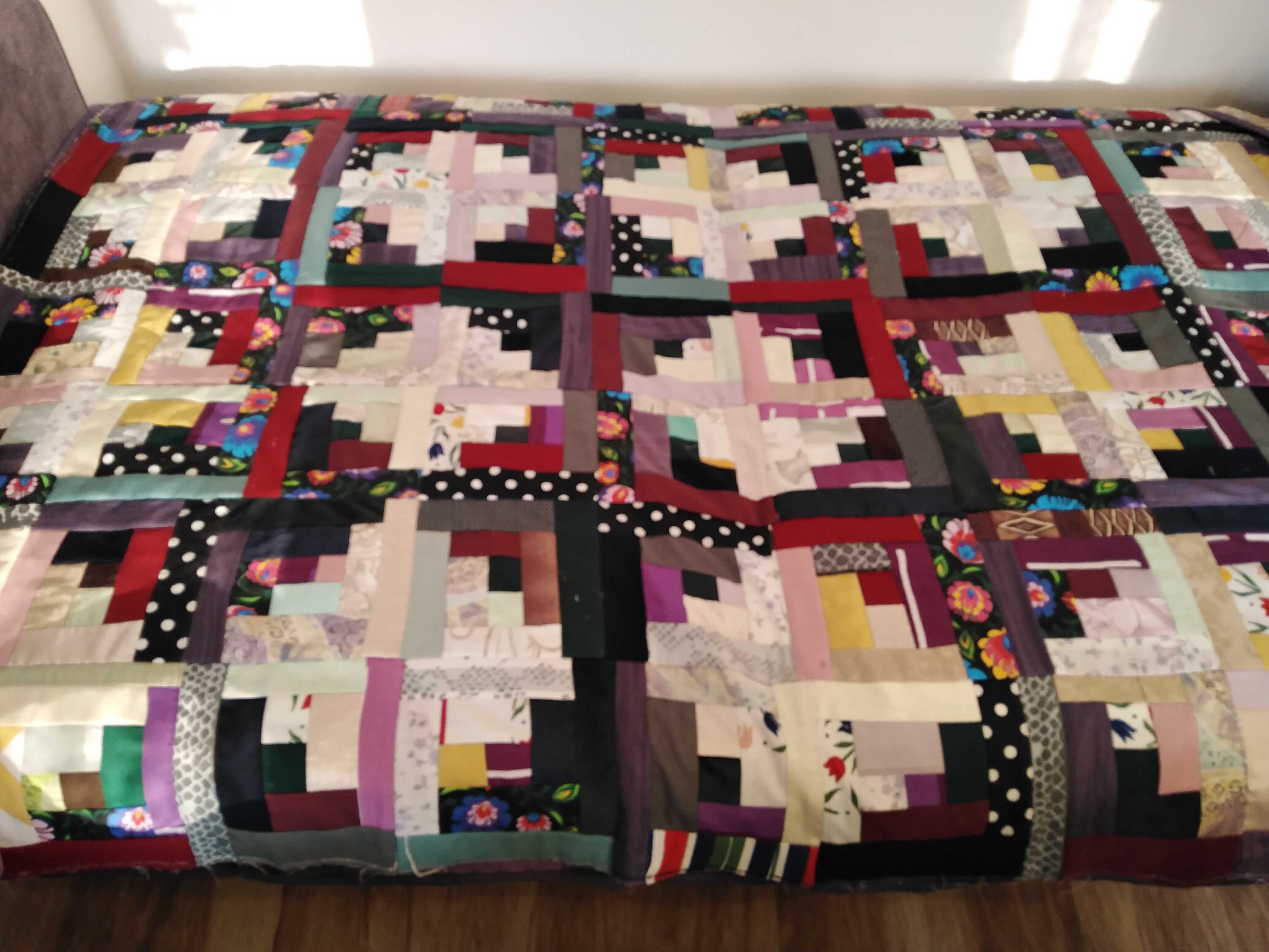 Narzuta na łóżko patchwork
