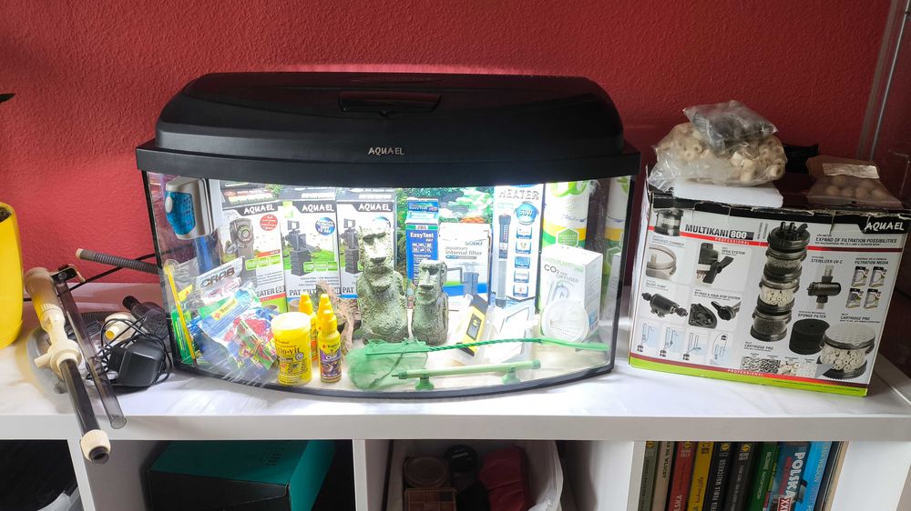 Awarium 60 l Aquael z wyposażeniem Mega Zestaw !