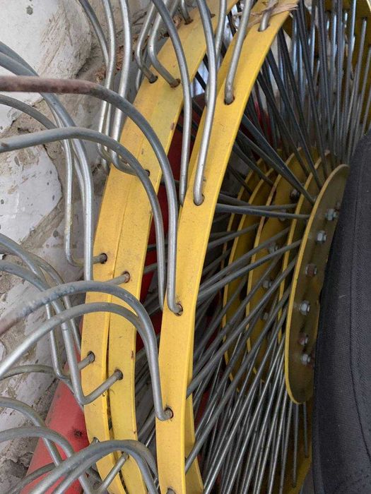 Граблі колісно-пальцеві "Сонечко" на 5 коліс, граблі-ворушилка.