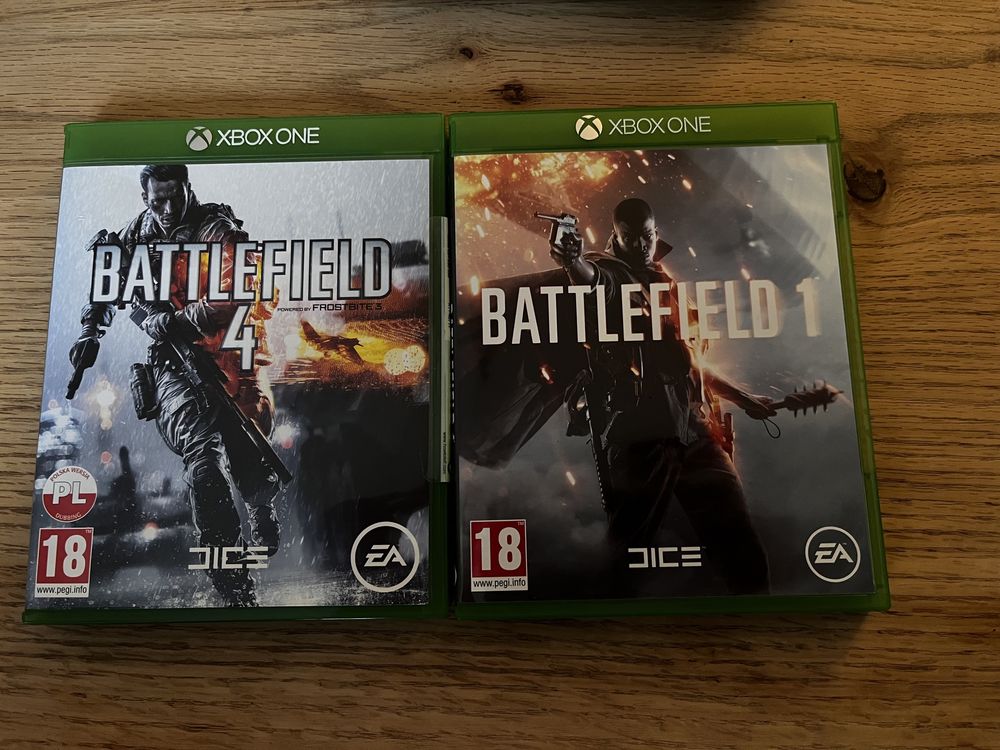 Battlefield 4 i Battlefield 1 dwie za 50 xbox one