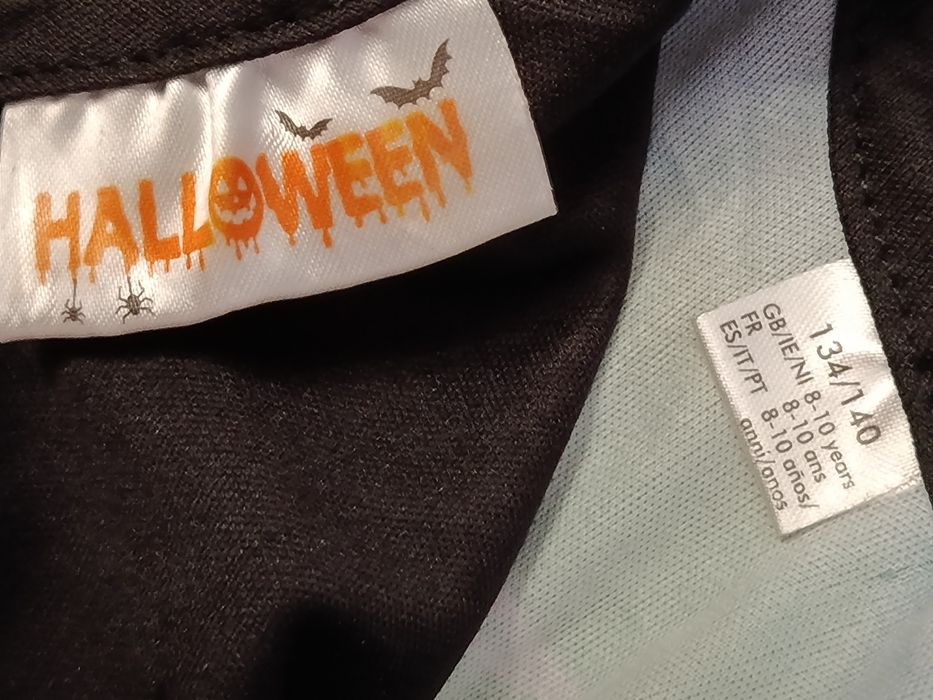 Kombinezon przebranie kościotrup halloween r 134/140