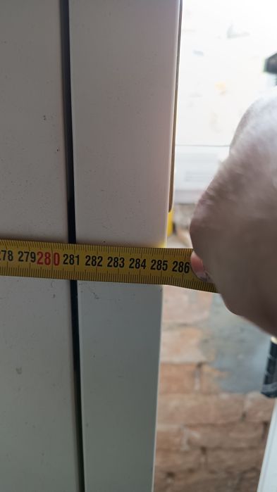 Drzwi drewniane tarasowe ze szprosami