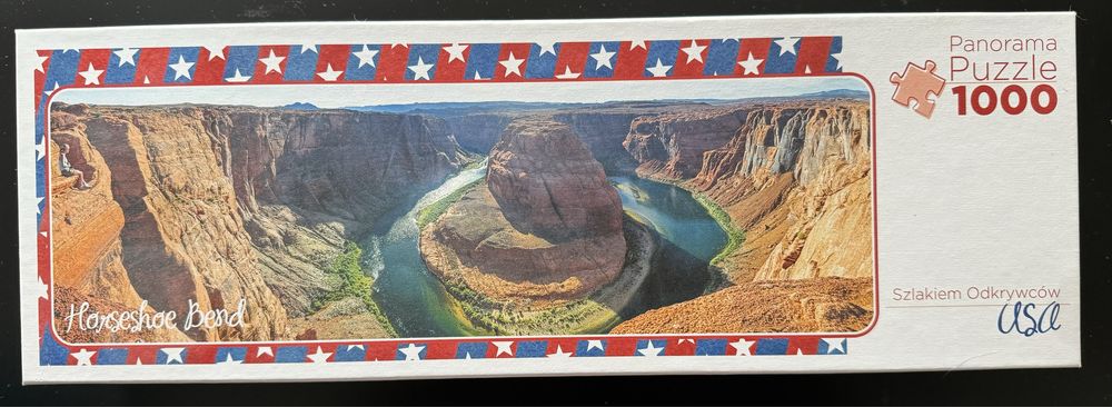 Puzzle Tref panorama USA Horseshoe Bend