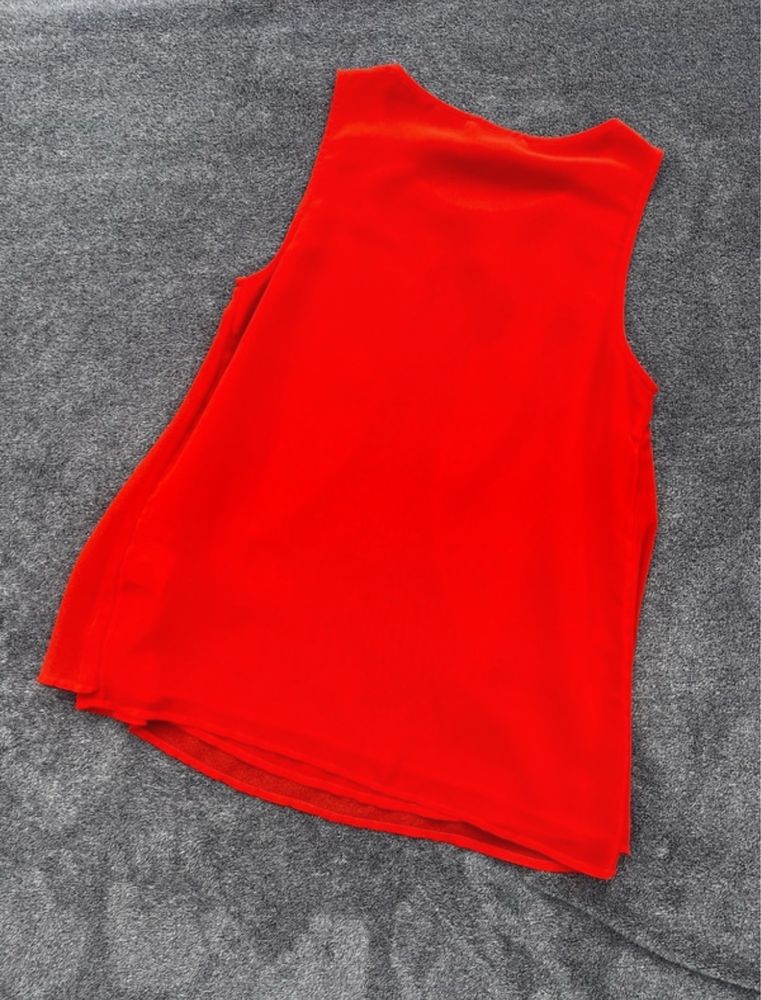 Camaieu r. S 36 koralowa bluzka bez rekawow tshirt