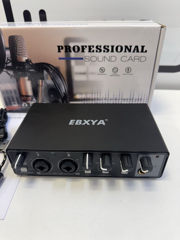 Interface Audio USB EBXYA 2x2 24-bitowy/192 kHz