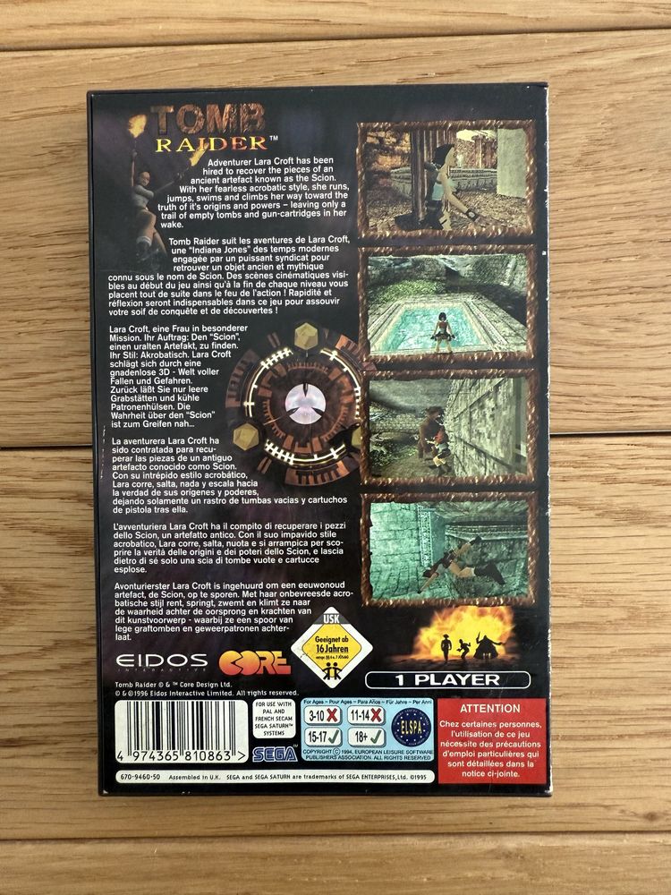 Sega Saturn: Tomb Raider