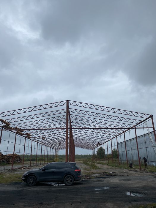 Монтаж ангарів під ключ