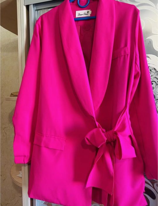 Пиджак класичний фукси