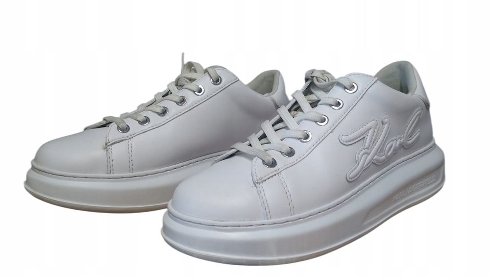Karl Lagerfeld 38 Buty Damskie Kapri Kl62511A Białe T500