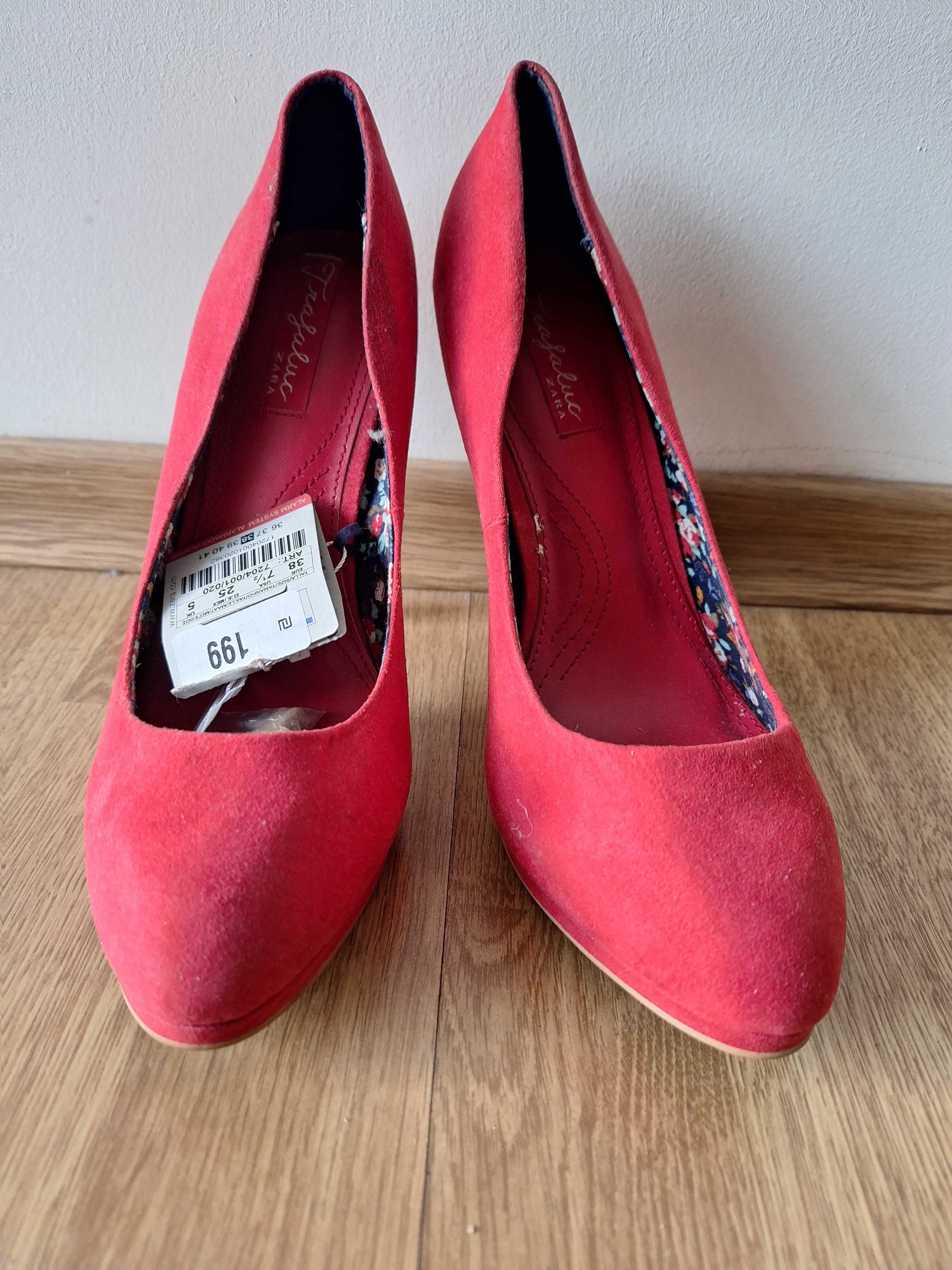 женские туфли Zara р.37,5 38, распаровка