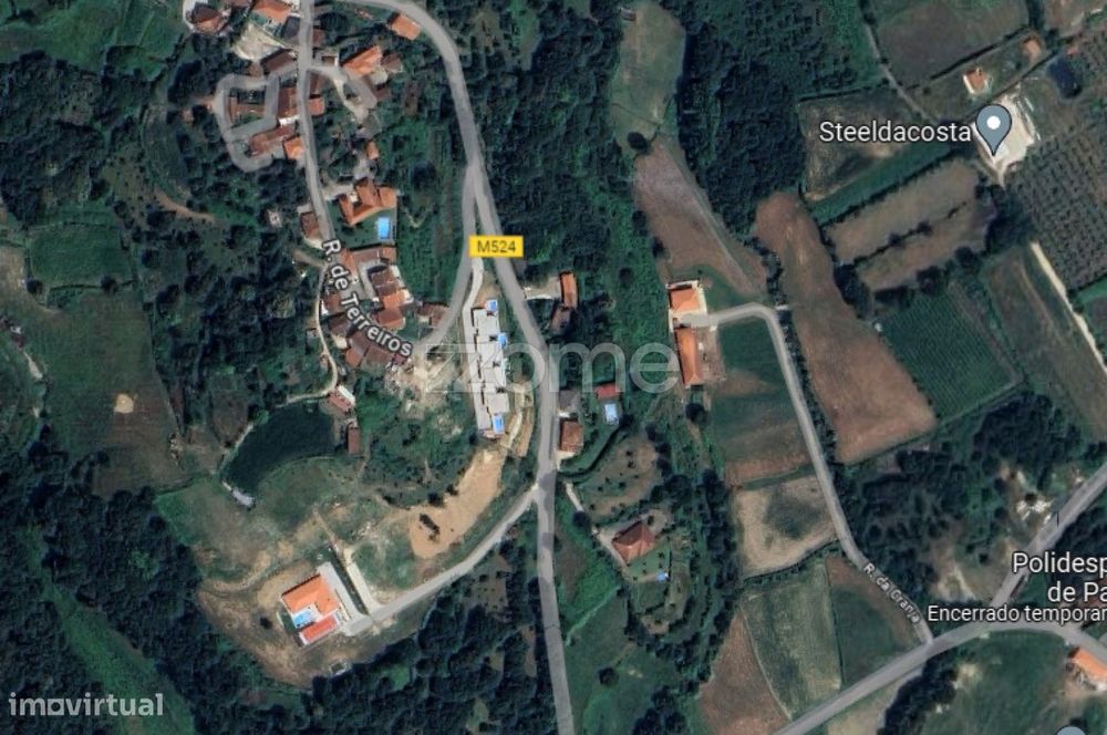 Terreno c/ Eira grande e Alpendre em pedra em Cabeiras De Basto