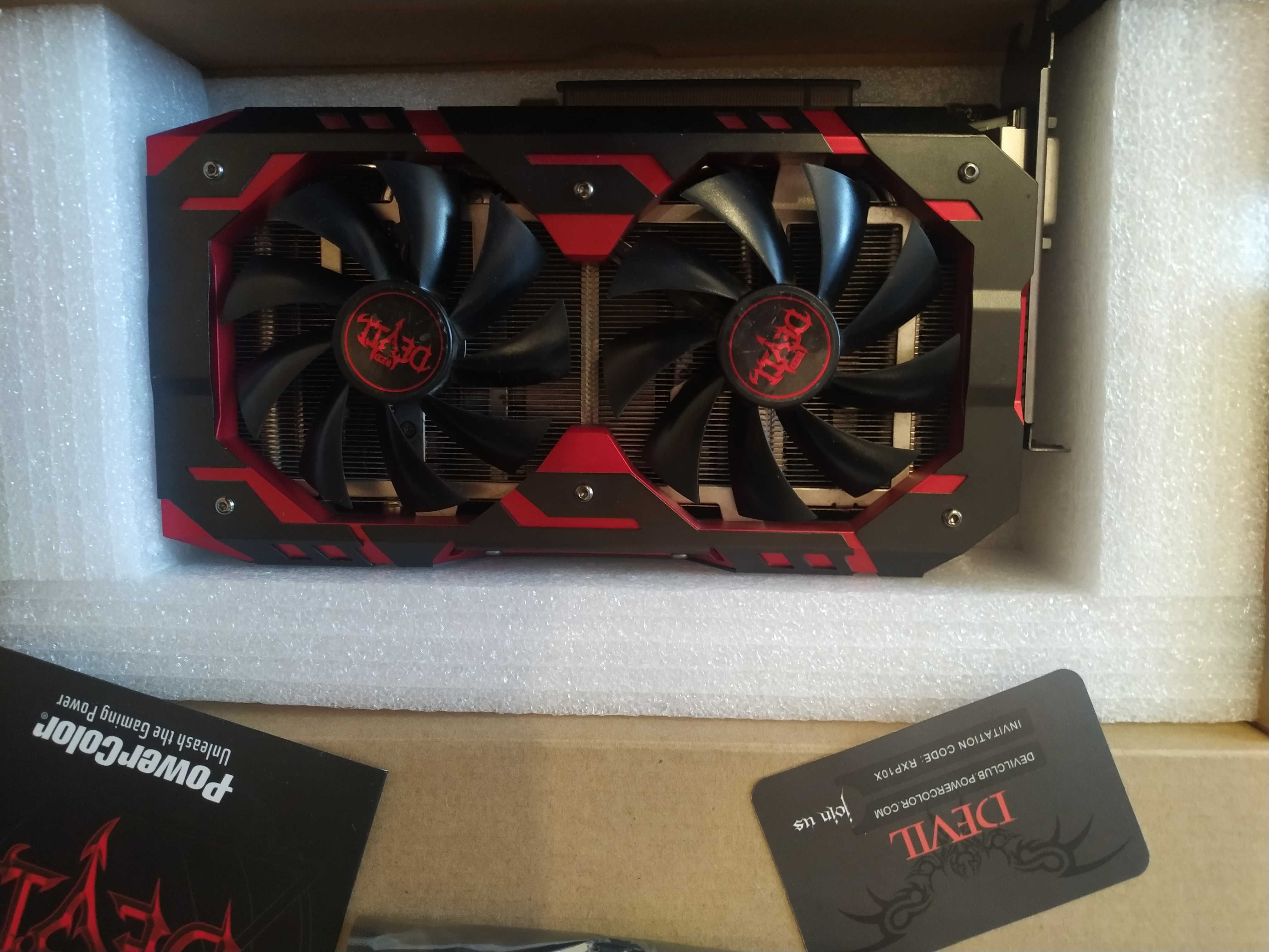 Відеокарта PowerColor AMD Radeon RX 580 8GB GDDR5 Red Devil Б/У