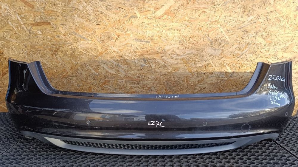Audi A4 B8 S-Line Sedan Zderzak Tył Lz7L Pdc Dwie Rury Wydechowe