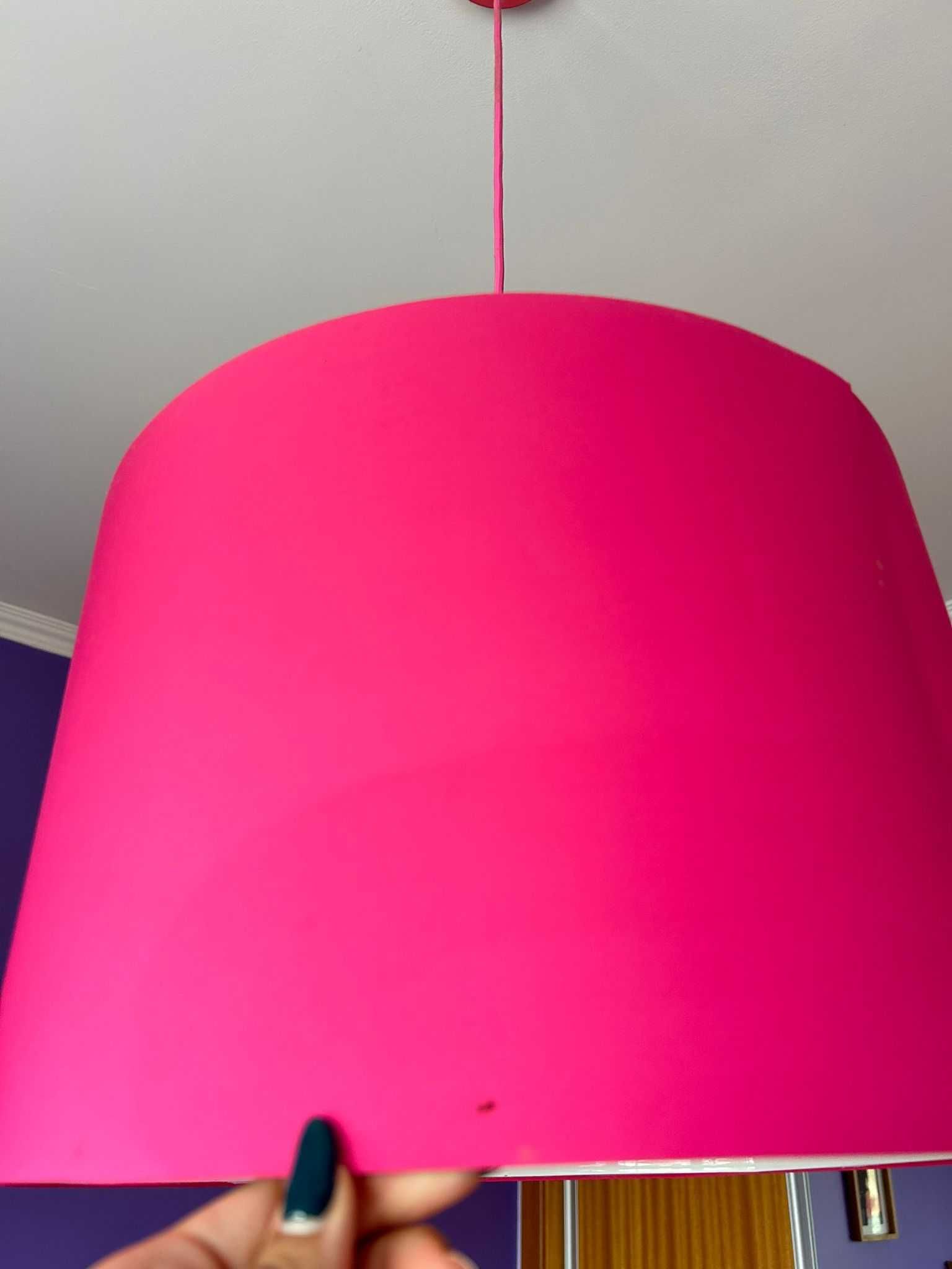 Candeeiro de Teto rosa